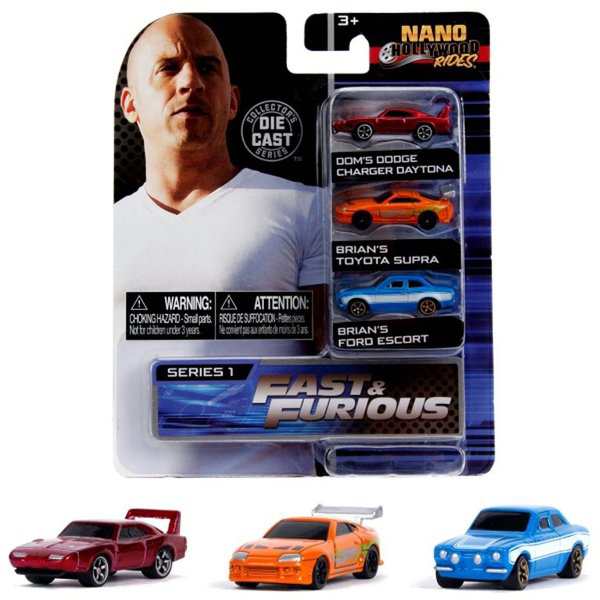 ワイルドスピード ミニカー Nano Hollywood Rides Fast Furious 3 Pack Series 1 ミニカーモデルカー ダイキャストの通販はau Pay マーケット ちゃんぷ