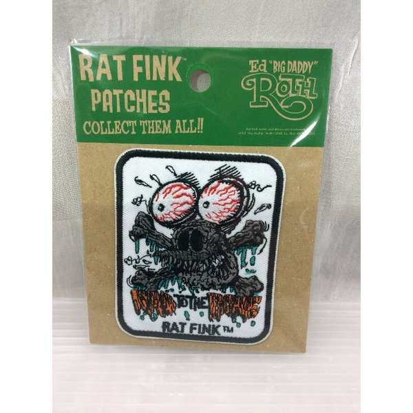 ラットフィンク Rat Fink ワッペンEmbroidery Patches (BO)車 カー バイク アメリカン雑貨 アメリカ雑貨 アメ雑 ガレージ 雑貨の通販はau PAY マーケット - ちゃんぷ