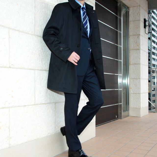【午前中注文で当日発送】大きいサイズ コート メンズ ステンカラー ボンディング素材 中綿ライナー着脱式 撥水加工 ハーフコート スプリングコート ビジネス カジュア 秋冬春 暖か オシャレ_2