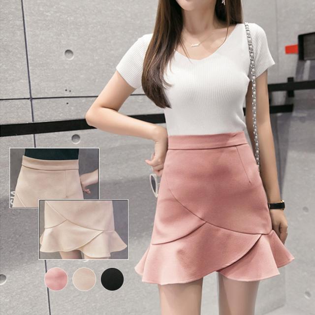 LAZA マーメイドスカート ミニスカート タイト フリル スカート aラインスカートの通販は 5,121円