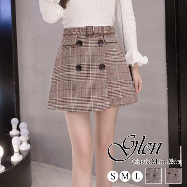 Laza チェックスカート レディース ボトムス 秋冬 台形スカート Aライン ミニスカートの通販はau Pay マーケット Tripstore