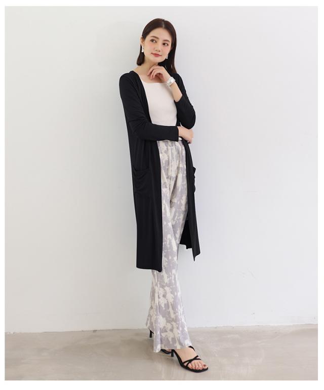 新品 ロング カーディガン 黒 薄手 長袖 羽織 f l ll 冠婚葬祭 着痩せ 新品 ロング カーディガン 黒 薄手 長袖 羽織 f l ll 冠婚葬祭 着痩せ