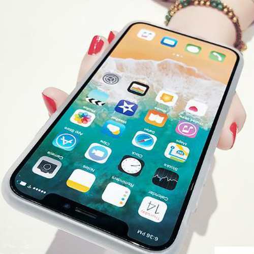 Laza 白色 Iphonex対応 Iphoneケース ミラースマイリー柄 鏡 個性的 可愛い ハーフスマイリー ニコちゃんマークの通販はau Pay マーケット Tripstore