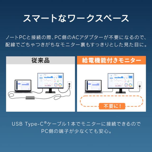 モニター 23.8インチ hdmi PCモニター ディスプレイ パソコンモニター 新品 フルHD FHD 非光沢 スピーカー内蔵 Type-C対応 給電機能付 液晶モニター 23インチ フルハイビジョン vesa 壁掛 アーム取付 液晶ディスプレイ DC-AF233S-B アイリスオーヤマ *