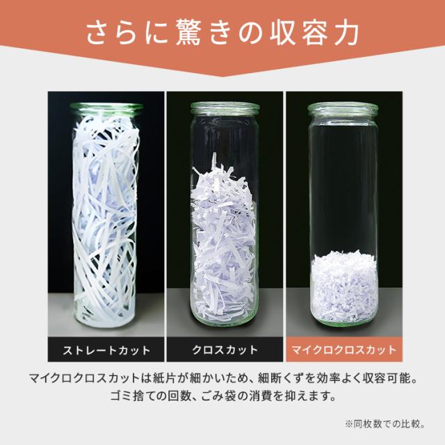 シュレッダー 電動 家庭用 業務用 マイクロクロスカット キャスター付き コンパクト 18.5L リバース機能 手差し対応 最大60分連続使用 A4 8枚 オートフィードシュレッダー ホワイト アイリスオーヤマ AFSB60M 送料無料