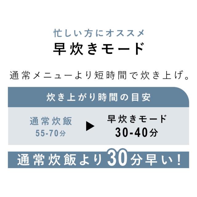 炊飯器 5合炊き 5.5合 マイコン おいしい シンプル おしゃれ 炊飯ジャー 早炊き エコ炊飯 節電 マイコン炊飯器 新生活 一人暮らし アイリスオーヤマ RC-BMA50 *_3