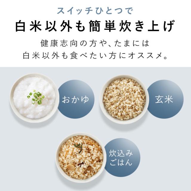 炊飯器 5合炊き 5.5合 マイコン おいしい シンプル おしゃれ 炊飯ジャー 早炊き エコ炊飯 節電 マイコン炊飯器 新生活 一人暮らし アイリスオーヤマ RC-BMA50 *_5