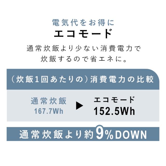 炊飯器 5合炊き 5.5合 マイコン おいしい シンプル おしゃれ 炊飯ジャー 早炊き エコ炊飯 節電 マイコン炊飯器 新生活 一人暮らし アイリスオーヤマ RC-BMA50 *_6