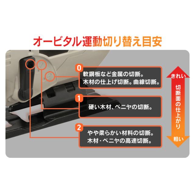Type-C充電＆バッテリー共用できる】 ジグソー 電動 充電式 10.8V オービタル3段階 木工用ブレード付き 家庭用 コードレス アイリスオーヤマ ノコギリ のこぎり 電動工具 充電器 DIY JJS101TC *_12