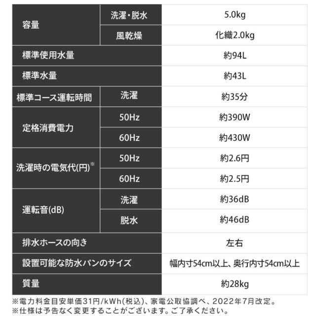 洗濯機 5kg 縦型洗濯機 全自動洗濯機 本体 一人暮らし 縦型 特急コース 時短 タイパ ガチ落ち 極渦洗浄 清潔 洗濯物 取り出しやすい コンパクト シンプル デザイン 新品 5キロ 新生活 ITW-50B01 アイリスオーヤマ オッシュ フィット OSH fit * 送料無料_15