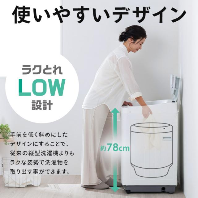 洗濯機 5kg 縦型洗濯機 全自動洗濯機 本体 一人暮らし 縦型 特急コース 時短 タイパ ガチ落ち 極渦洗浄 清潔 洗濯物 取り出しやすい コンパクト シンプル デザイン 新品 5キロ 新生活 ITW-50B01 アイリスオーヤマ オッシュ フィット OSH fit * 送料無料_5