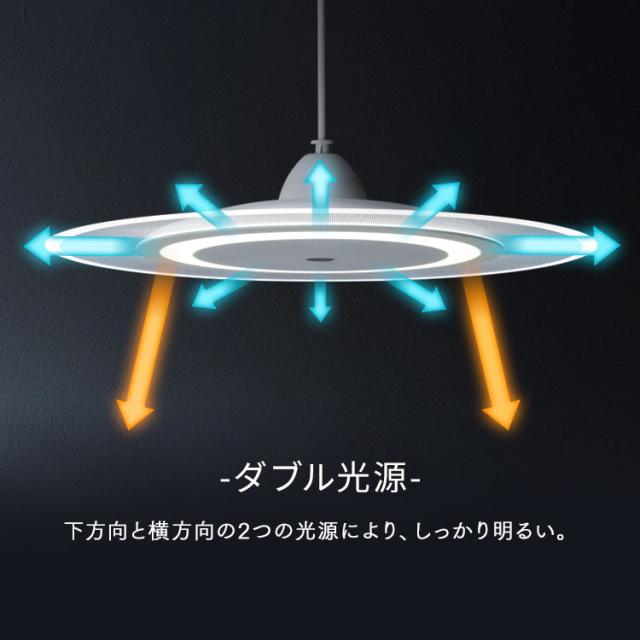 ペンダントライト led 6畳 ダイニング リモコン付き 照明 おしゃれ 寝室 照明器具 吊り下げ シンプル ライト 明るい 取付 簡単 和室 新生活 PLP6D アイリスオーヤマ *_5