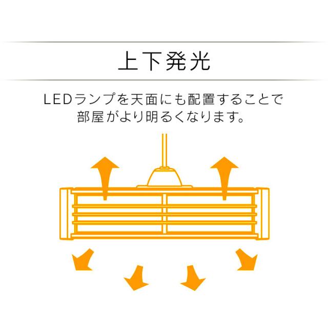 ペンダントライト led 12畳 和風 照明 おしゃれ 上下 調光 リモコン付き 和室 吊り下げ 照明器具 ライト シンプル 天井 紐 プルスイッチ PL12D-J2 アイリスオーヤマ *_7
