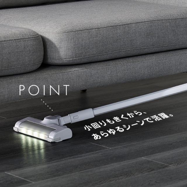 掃除機 コードレス サイクロン スタンド 置くだけで充電 自走式 新生活 スティック クリーナー バッテリー 充電式 吸引力 アタッチメント 軽量 軽い そうじき 一人暮らし 充電式サイクロンスティッククリーナー ホワイト アイリスオーヤマ SCD-122P-W 送料無料の通販は