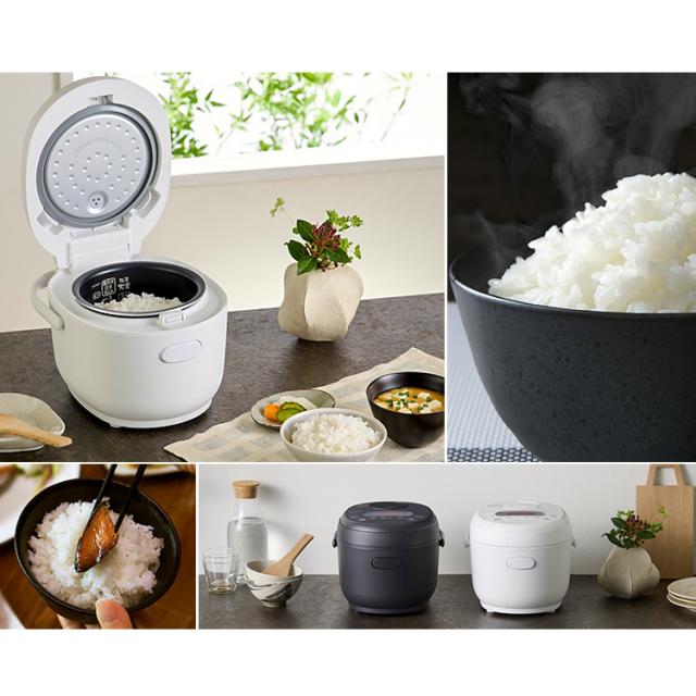 炊飯器 マイコン 3合 ジャー炊飯器 マイコン式 銘柄炊き おしゃれ 早炊き エコ 省エネ 節電 タイマー 一人暮らし 新生活 調理家電 マイコンジャー炊飯器 3合 ホワイト ブラック アイリスオーヤマ RC-MDA30 送料無料
