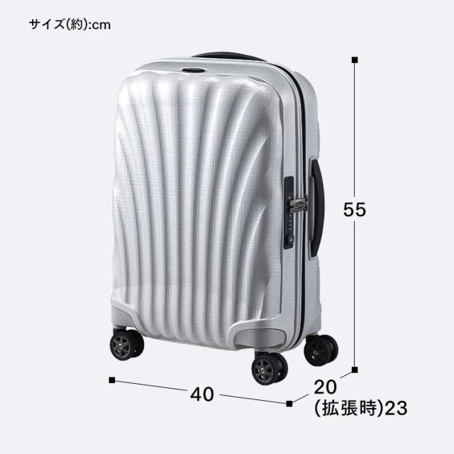 サムソナイト スーツケース シーライト 軽量 C-lite SPINNER 55/20 EXP 134679 Samsonite スーツケース Samsoniteスーツケース C-lite シーライト 1-3泊 旅行 出張 36-42L 拡張機能 エキスパンダブル 容量アップ 送料無料_11