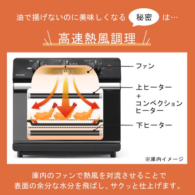 ☆10％OFFクーポンあり☆ オーブン ノンフライ熱風オーブン フライヤー 