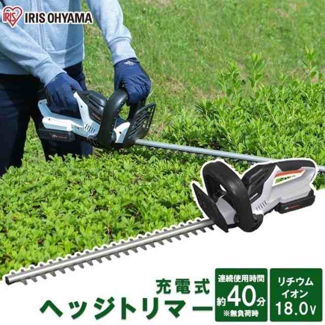 草刈機 電動のこぎり 軽量 ヘッジトリマー 18V JHT530 アイリスオーヤマ 充電式ヘッジトリマー コードレス のこぎり 電動 生垣 剪定 刈りの通販は