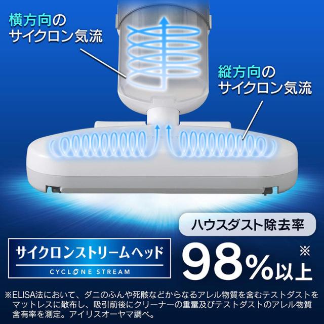 布団クリーナー ふとん掃除機 アイリスオーヤマ 布団 掃除機 ダニ 布団