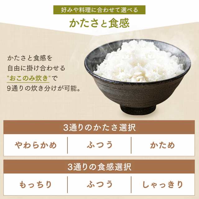 新生活応援価格】 炊飯器 5.5合 1年保証 省エネ アイリスオーヤマ RC