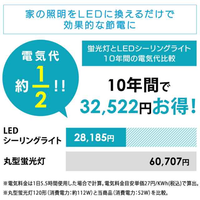 最安挑戦】シーリングライト 12畳 LEDシーリングライト 調色 ACL-12DLG