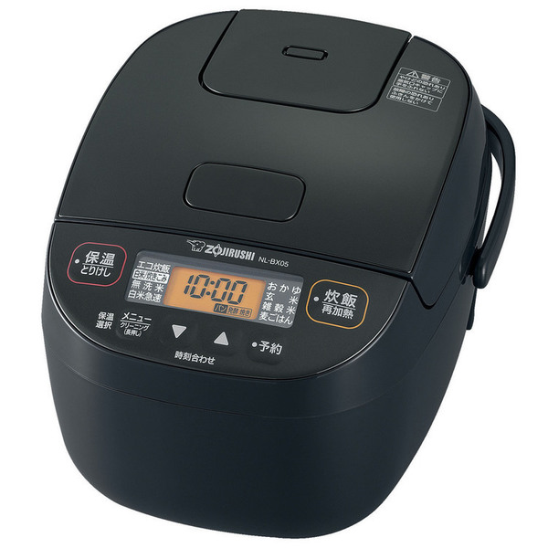 象印小容量マイコン炊飯ジャー ブラック NL-BX05-BA 象印 炊飯ジャー 炊飯器 マイコン NLBX05 nlbx05 NLBV05 nlbv05 ごはん 3合 送料無料の通販は