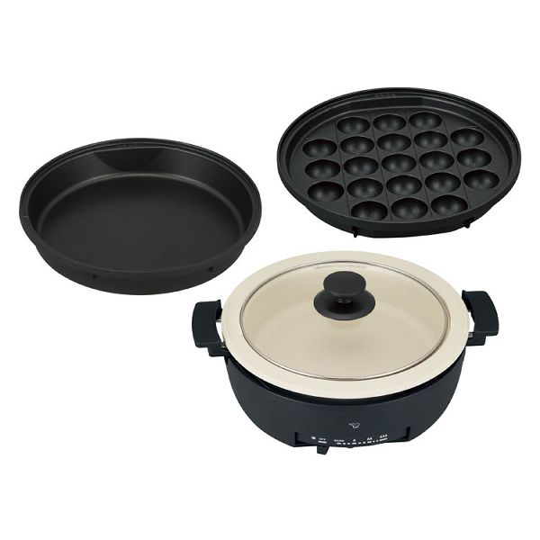 象印 グリルなべ ブラック EP-FS30-BA グリル鍋 グリルなべ なべ 土鍋風 ホットプレート EPFS30 eppx30 EPPX30 3枚プレート 焼き肉 キッチン家電 家電 象印 ZOJIRUSHI 象印マホービン 送料無料