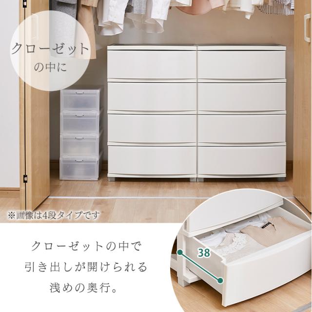 チェスト コロネチェスト 幅53cm 5段 CLN-545 アイリスオーヤマ 衣類収納 タンス 片付け リビング 衣類ケース 収納 コロネ シンプル かわいい パステルカラー 送料無料