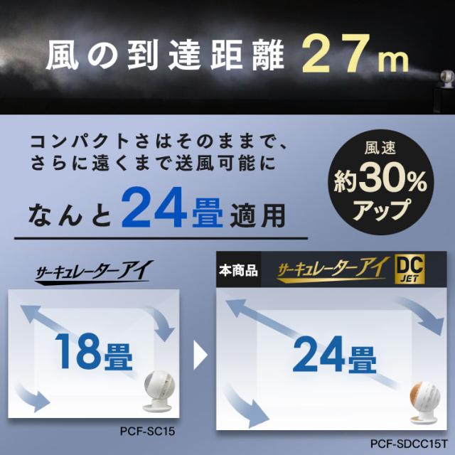 サーキュレーター 衣類乾燥 アイリスオーヤマ * WOOZOO PCF-SDCC15T[s] dcモーター 24畳 静音 首振り 扇風機 冷房 部屋干し 換気 梅雨対策 エアコン併用 おしゃれ 省エネ DC 大風量 リモコン付 3D送風 サーキュレーターアイ DC JET 一人暮らし