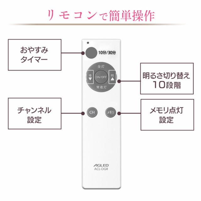 アイリスオーヤマ シーリングライトのリモコン ACL-DGR - その他