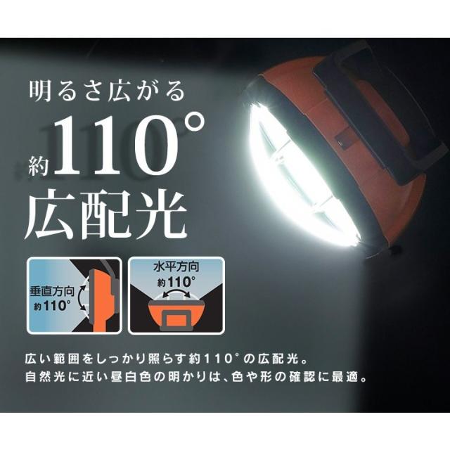 投光器 作業灯 ライト 屋外 LED 明るい 5500lm LWT-5500C アイリスオーヤマ 防水 防塵 防災 業務用 照明 長寿命 クランプライト 作業 工事 工事現場 送料無料_5