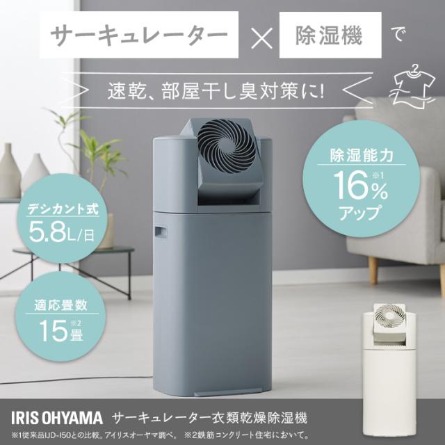 除湿機 アイリスオーヤマ IJD-I50 [サーキュレーター衣類乾燥除湿機]