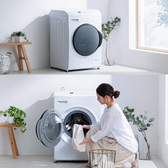 洗濯機 ドラム式 洗濯乾燥機 ドラム式洗濯乾燥機 8.0kg／5.0kg 台無し CDK852-W ホワイト 洗濯 乾燥 8キロ 温水 節水 台無 アイリスオーヤマ 送料無料