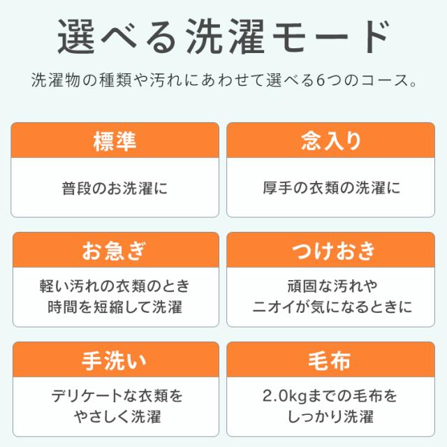 洗濯機 6kg 縦型 一人暮らし 全自動洗濯機 縦型洗濯機 節水 時短 コンパクト 部屋干し ブラック ホワイト 黒 白 新品 ガチ落ち大水流洗浄 IAW-T606 アイリスオーヤマ *_8