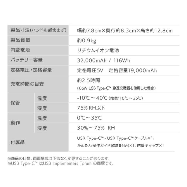 バッテリーステーション コンパクト 小型 軽量 32000mAh USB type-C 防塵 防水 パソコン 充電可 LEDライト 防災グッズ 停電対策 アウトドア 持ち運び バッテリー充電器 ポータブル電源 モバイルバッテリー 大容量 ミニ IBT-A32100-W アイリスオーヤマ * 送料無料_14