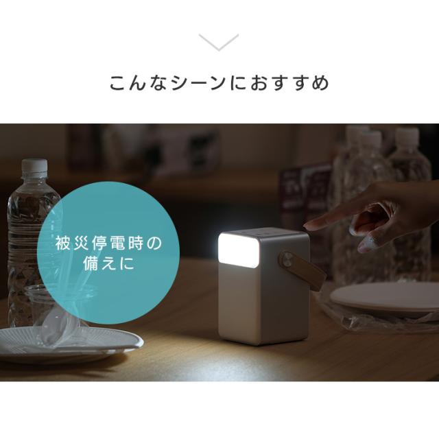 バッテリーステーション コンパクト 小型 軽量 32000mAh USB type-C 防塵 防水 パソコン 充電可 LEDライト 防災グッズ 停電対策 アウトドア 持ち運び バッテリー充電器 ポータブル電源 モバイルバッテリー 大容量 ミニ IBT-A32100-W アイリスオーヤマ * 送料無料_3