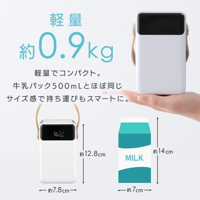 バッテリーステーション コンパクト 小型 軽量 32000mAh USB type-C 防塵 防水 パソコン 充電可 LEDライト 防災グッズ 停電対策 アウトドア 持ち運び バッテリー充電器 ポータブル電源 モバイルバッテリー 大容量 ミニ IBT-A32100-W アイリスオーヤマ * 送料無料_5