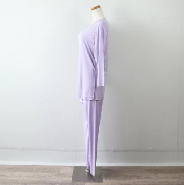 シルク100% 絹 シルク パジャマ レディース 長袖 100% シルクニット