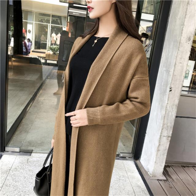 ニット カーディガン コート ロング コーディガン 秋 冬 シンプル レッド ブラック アイボリーの通販はau Pay マーケット Diamond Lily