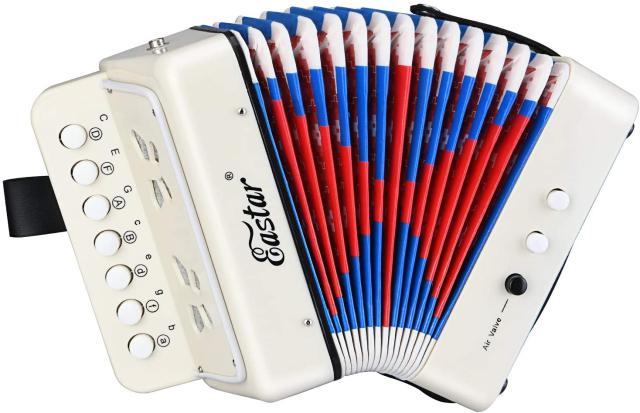 ミニ アコーディオン 7鍵 2ベース 子供用 楽器 初心者 大人にも 各色あります の通販はau Pay マーケット Kuratanet Com