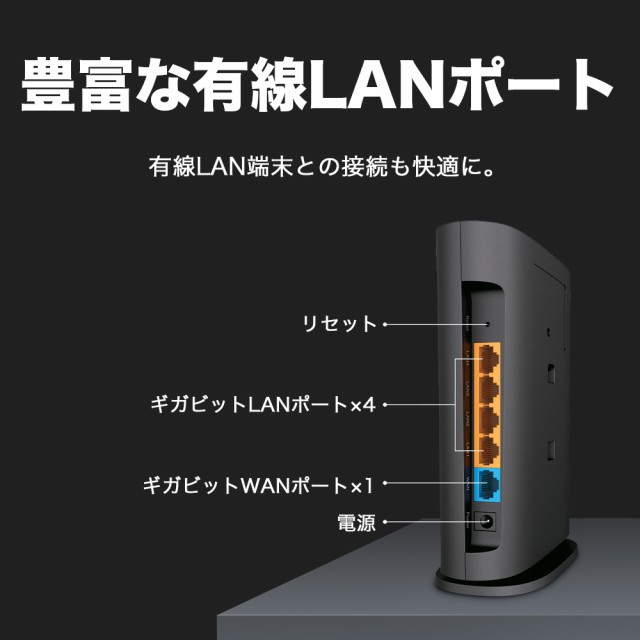 TP-Link 無線LAN WiFi ルーター WiFi6 AX3000 2402 + 574 Mbps HE160