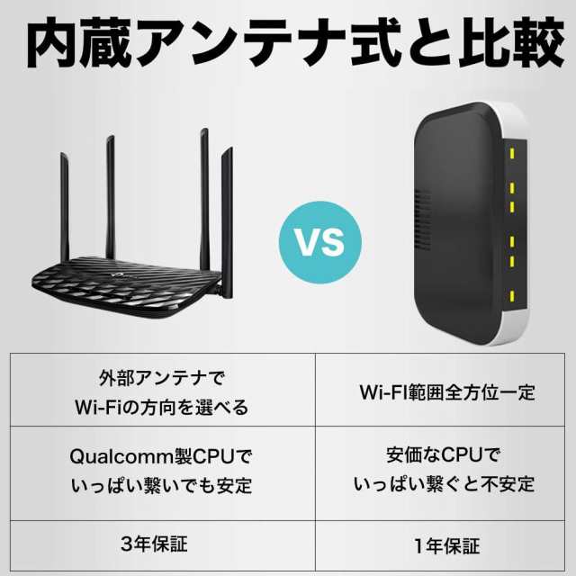 867mbps 300mbps無線lanルーターtp Link Archer C6 全ポートギガ Wi Fiルーター 無線ルーターの通販はau Pay マーケット Tp Linkダイレクト