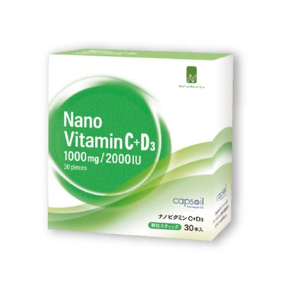 Natumedica(ナチュメディカ）NanoビタミンC+D3  30本入 7,020円