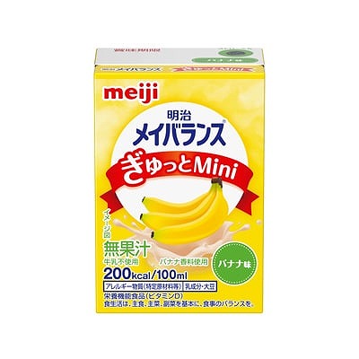 明治　メイバランスぎゅっとｍｉｎｉ　バナナ味　100ml×24本