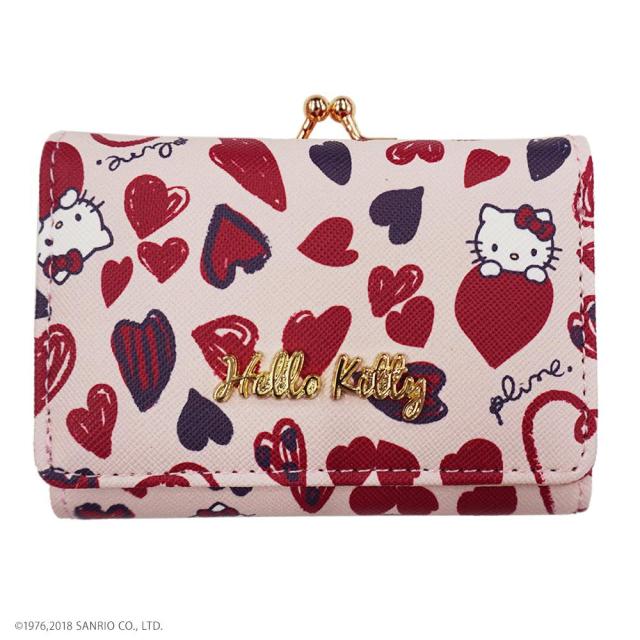 Hellokitty ハローキティ Plune コラボ がま口ミニ財布 ハート ベージュ Hk62 2の通販はau Pay マーケット 旭タイプ