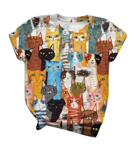 送料無料 猫 猫柄 かわいい Tシャツ プリント おしゃれ レディース イラスト ねこ ネコ グッズ 雑貨 ファッションの通販はau Pay マーケット セレクトショップ はしもと