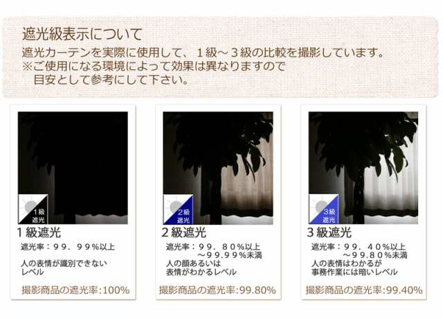 カーテン 遮光カーテン 2枚組 サイズ：幅150センチ×丈200cm×2枚 形態