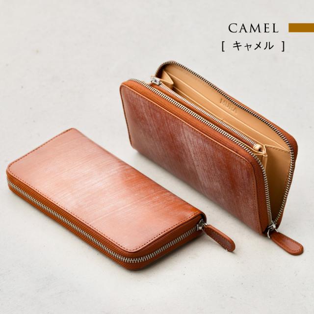 ブライドルイタリアンレザー YKKラウンドファスナー スキミング防止 長財布_3