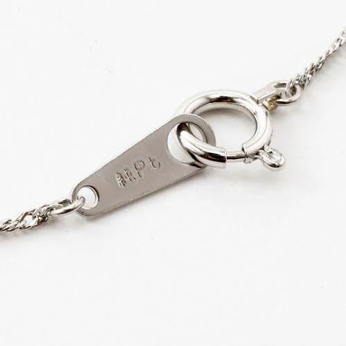 純プラチナネックレスチェーン/スクリュー42ｃｍPt1000(Pt999)【送料無料】