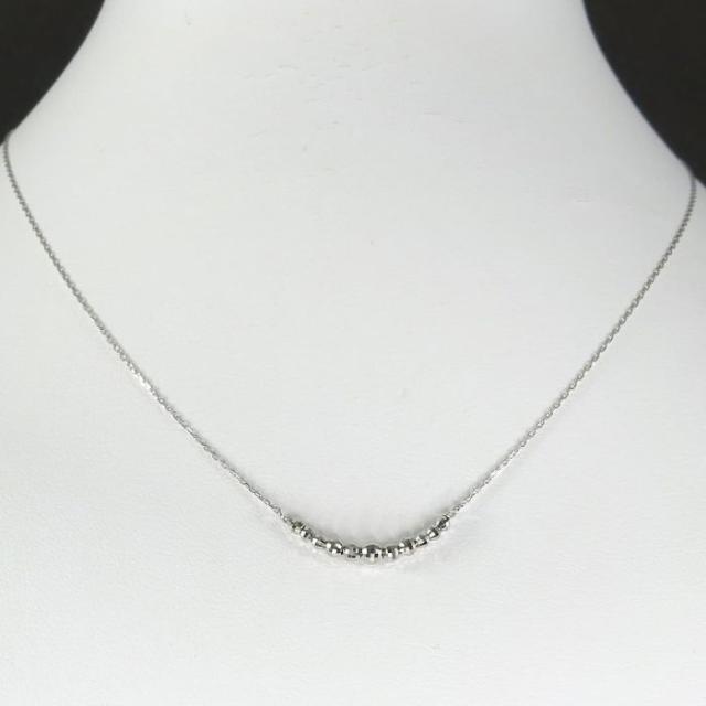 Pt850 プラチナ ネックレス ミラーボールグラデーション アールライングラデーション4033【ギフトラッピング済み】【送料無料】_5
